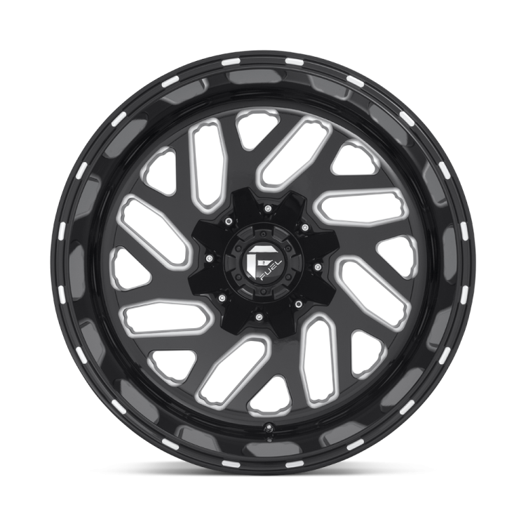 Kola z lehké slitiny D581 Triton Gloss Black Milled Fuel